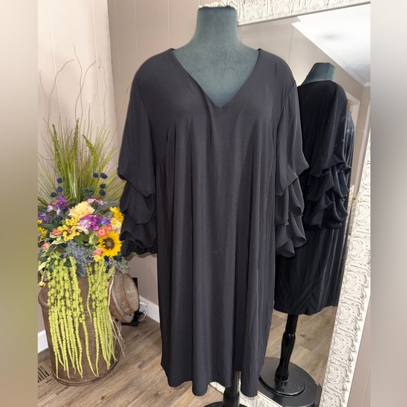 Cato • Puff Sleeve Shift Dress - Picture 1 of 13